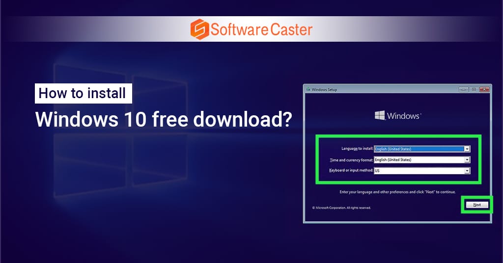 How to install Windows 10 free download?